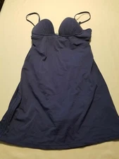 Love Your Assets By Sara Blakely  Spanx One Piece Size L Swimsuit Blue Skirted 