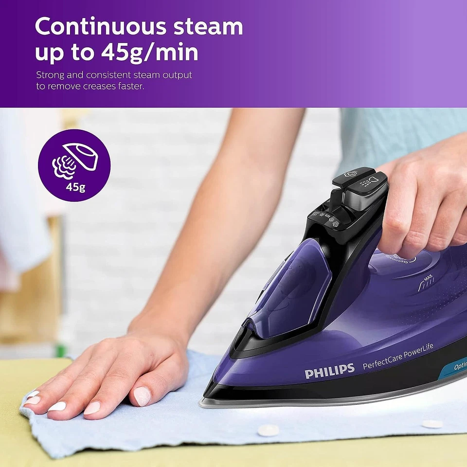 New Philips GC3925/34, 2400-Watt, Non-Stick Soleplate Steam Iron- Free Postage - Image 4 of 4