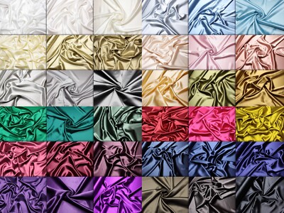 Seide Satin elastische Elastan Lycra Spandex Seidenkleid Silk Seidenbluse 19MM 