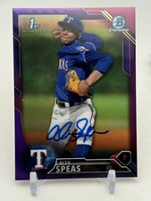 2016 Bowman Chrome ALEX SPEAS Purple REFRACTOR /250 SIGNED Boston Red Sox