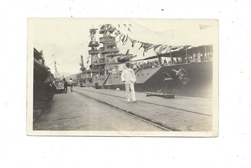 WW 11 Navy Sailors War Ship Street Scenes. Lot of Seven photos. - Picture 10 of 15