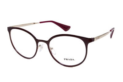 Prada VPR 53T UF6-1O1 Bordeaux size 50/19/135 Made in Italy Eyeglasses