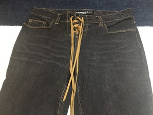 lace up fly jeans