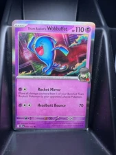 Team Rocket's Wobbuffet 082/182 Sv10: Destined Rivals Holo