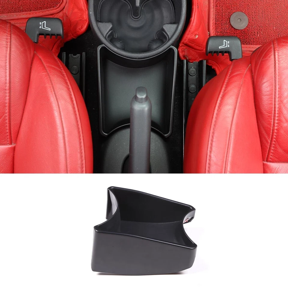 Car Interior Accessories Handbrake Front Storage Box ABS For Fiat 500 2011-2015 - Image 2 of 4