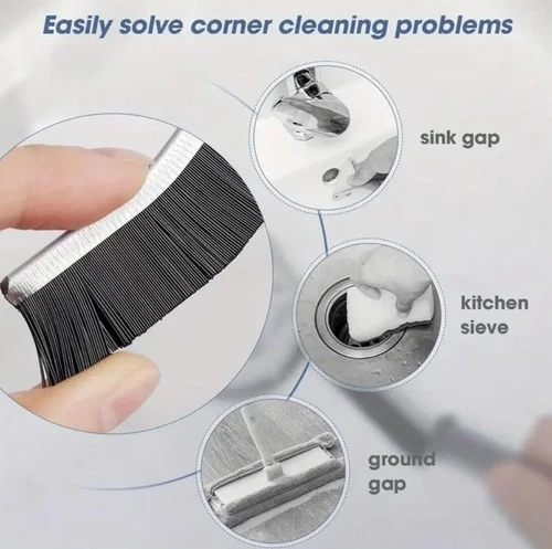 Small Hard Bristle Crevice Cleaning Brushes - Multifunctional Gap Cleaners ,UK - Picture 3 of 7
