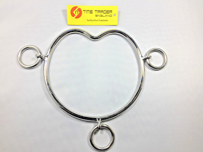 Chifney Equestre In Acciaio Inox - Morso Anti-allevamento Per Cavalli, 16 Cm - Foto 9