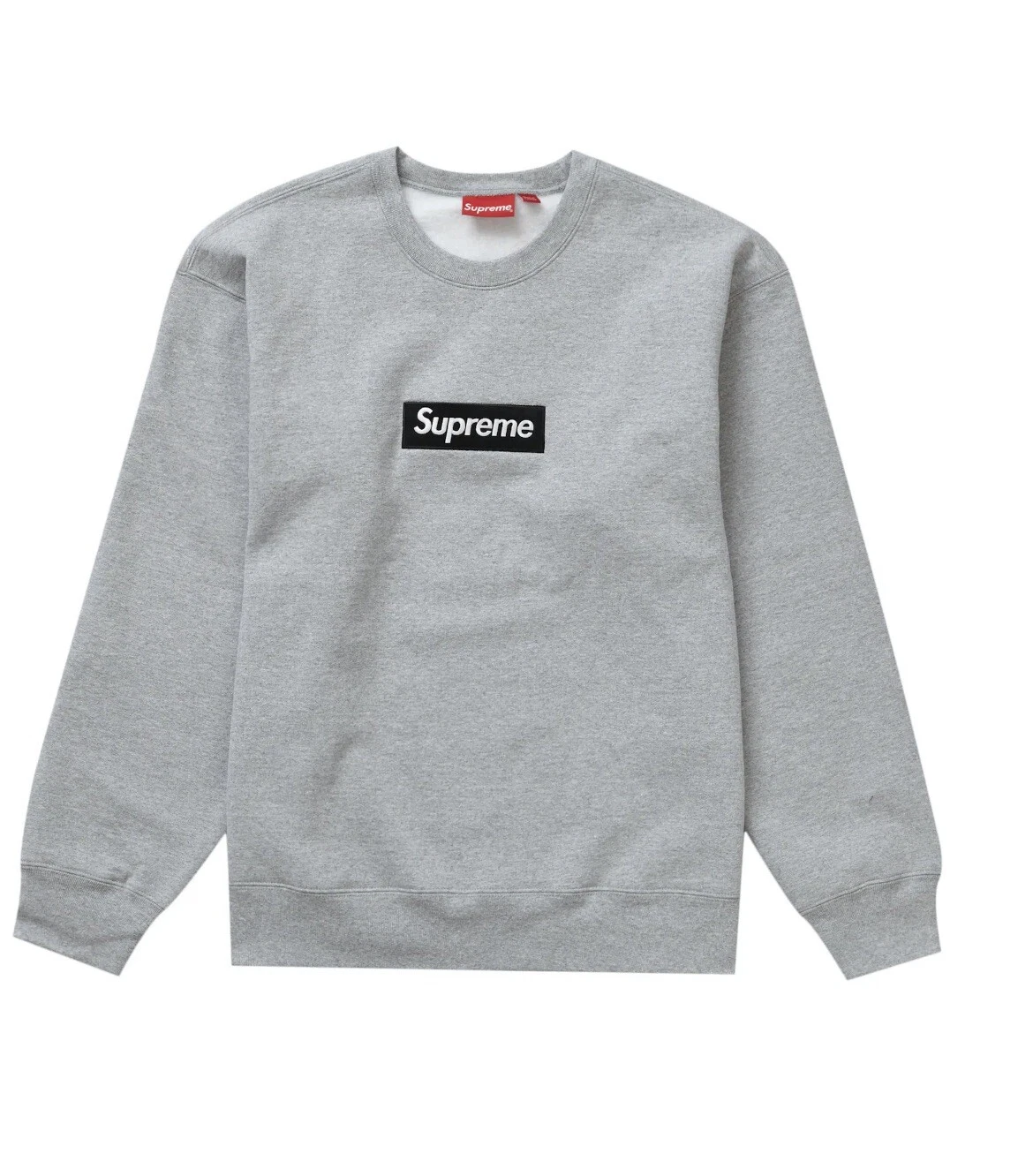 Logo Supreme Box FW22 col rond PETIT GRIS BRUYÈRE ✅ EN MAIN ENVOI LE JOUR MÊME ?