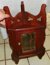 Cherry Corner Medicine Cabinet with Mirror  MIR-61 