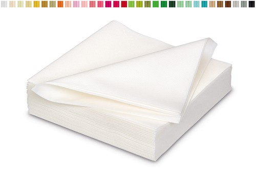 25 Servietten 40x40cm Stoffähnlich in Premium Qualität Hochzeit Stoffoptik Deko - Bild 2 von 23