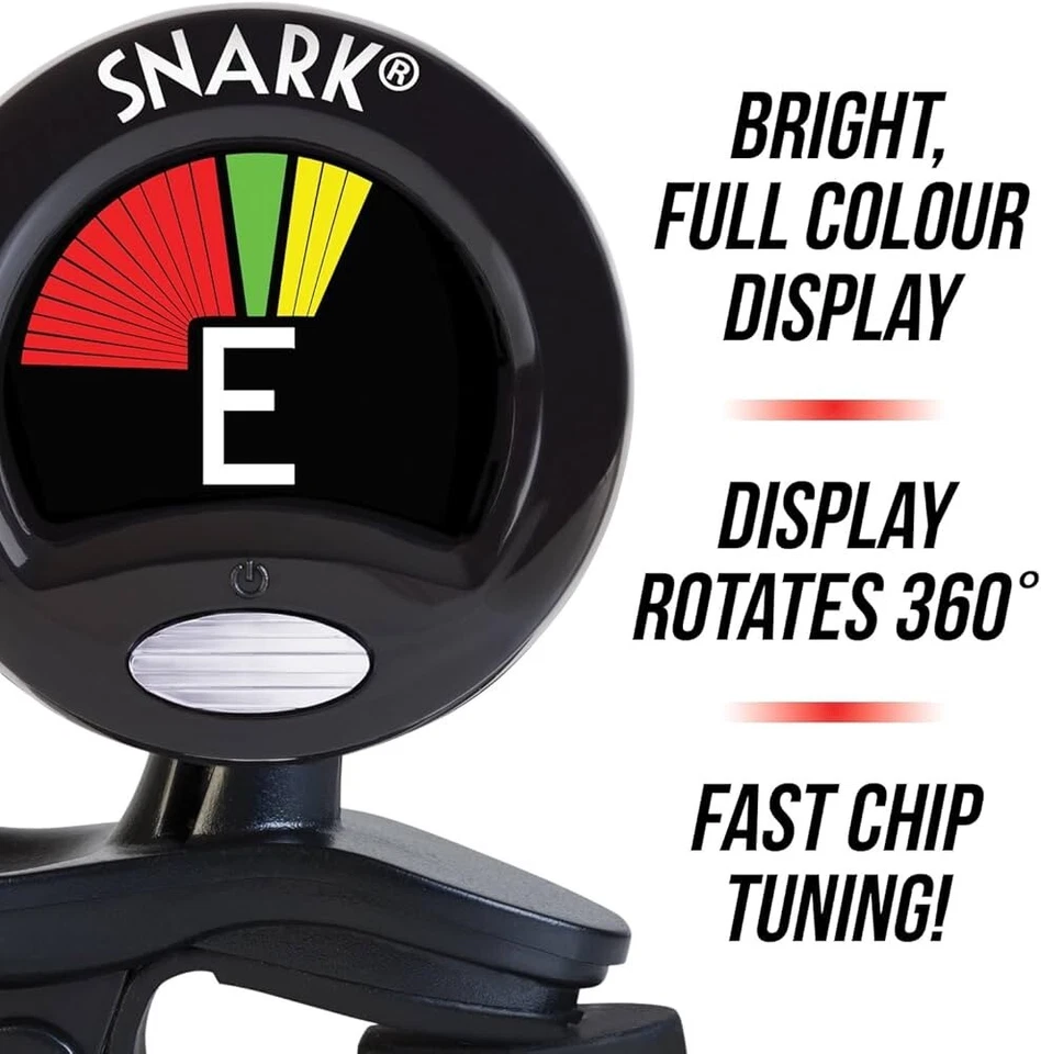 Snark SN5 X Clip On Tuner for Guitar, Bass, Violin, Banjo and Ukulele (SN5x) New - Image 3 of 4