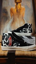 Vans Og Style 38 Ns Lx Size 11 13 Cow Suede Canvas Black White