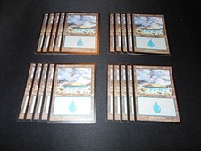 20 Basic Land #338 - MISMO ARTE - Island - Onslaught - MP-NM - Magic Magic The Gathering ftg