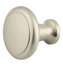  12 Pack 1-3/4" Oversized Perimeter Knob Satin Nickel