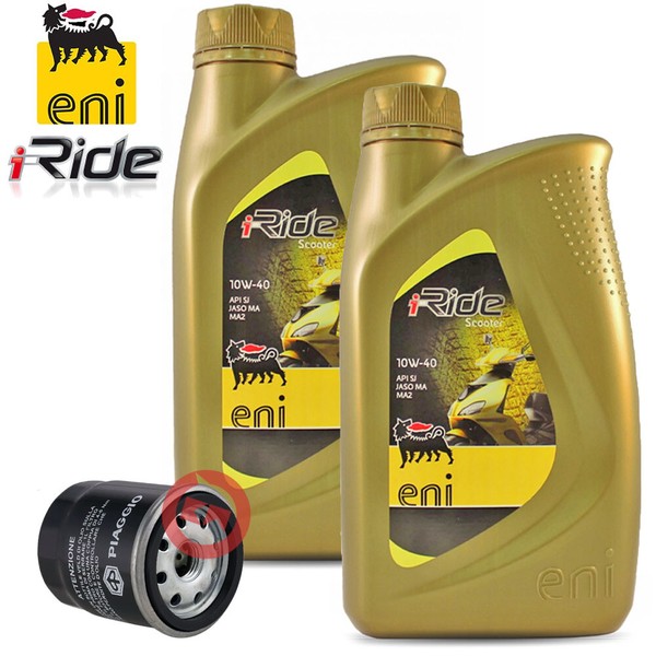 Service ÖL Eni Fahrt 10W40 Filter Piaggio X9 Evolution 200 2003-2003-image