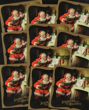 SPARKLING HOLIDAYS 10 SOUVENIR SHEETS COCA-COLA FOR SANTA USA 5336 FOREVER STAMP