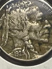 1929-D Denver Mint Buffalo Nickel AU - DARKER TONING - BEAUTY!!