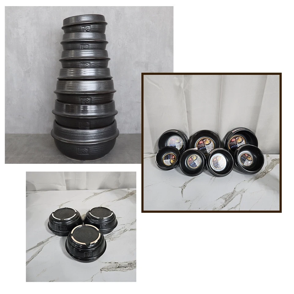 Olla de arcilla de tierra coreana tazón de cerámica resistente al calor al por mayor tazón de piedra Dolsot Foto 4 de 4