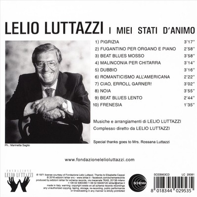 LELIO LUTTAZZI - I MIEI STATI D'ANIMO NEW CD