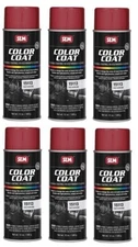 SEM COLOR COAT FIRETHORN RED Vinyl Spray Auto Paint Car SEM 15113 (6 Pack)