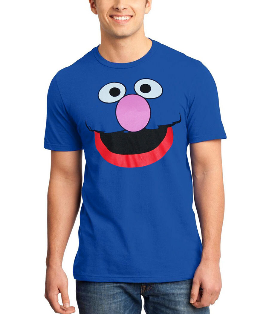 Sesame Street Grover Face T-Shirt | eBay