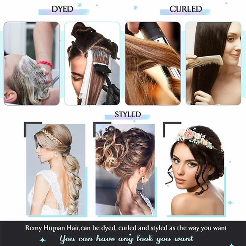Nano Ring Tip Micro Bead Hair Extensions Remy Human Hair 26-30 in Real Long Hair - Picture 14 of 35