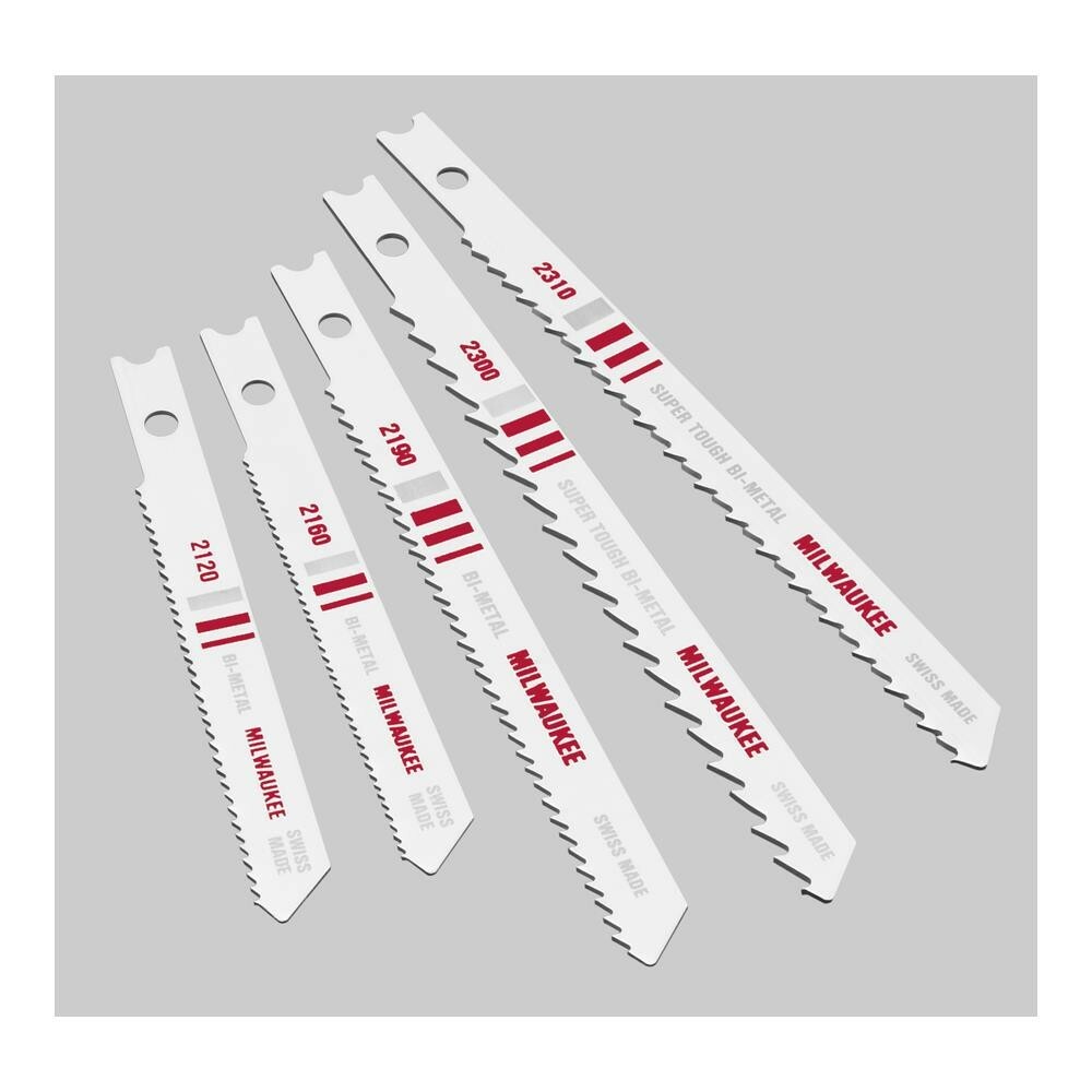 Milwaukee 49-22-1168 U-Shank Jig Saw Blade Assortment - Multi-Pack