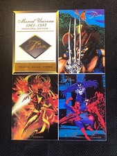 MARVEL UNIVERSE 1994 Flair Dealer Promotional Promo 4 Trading Card Uncut Sheet