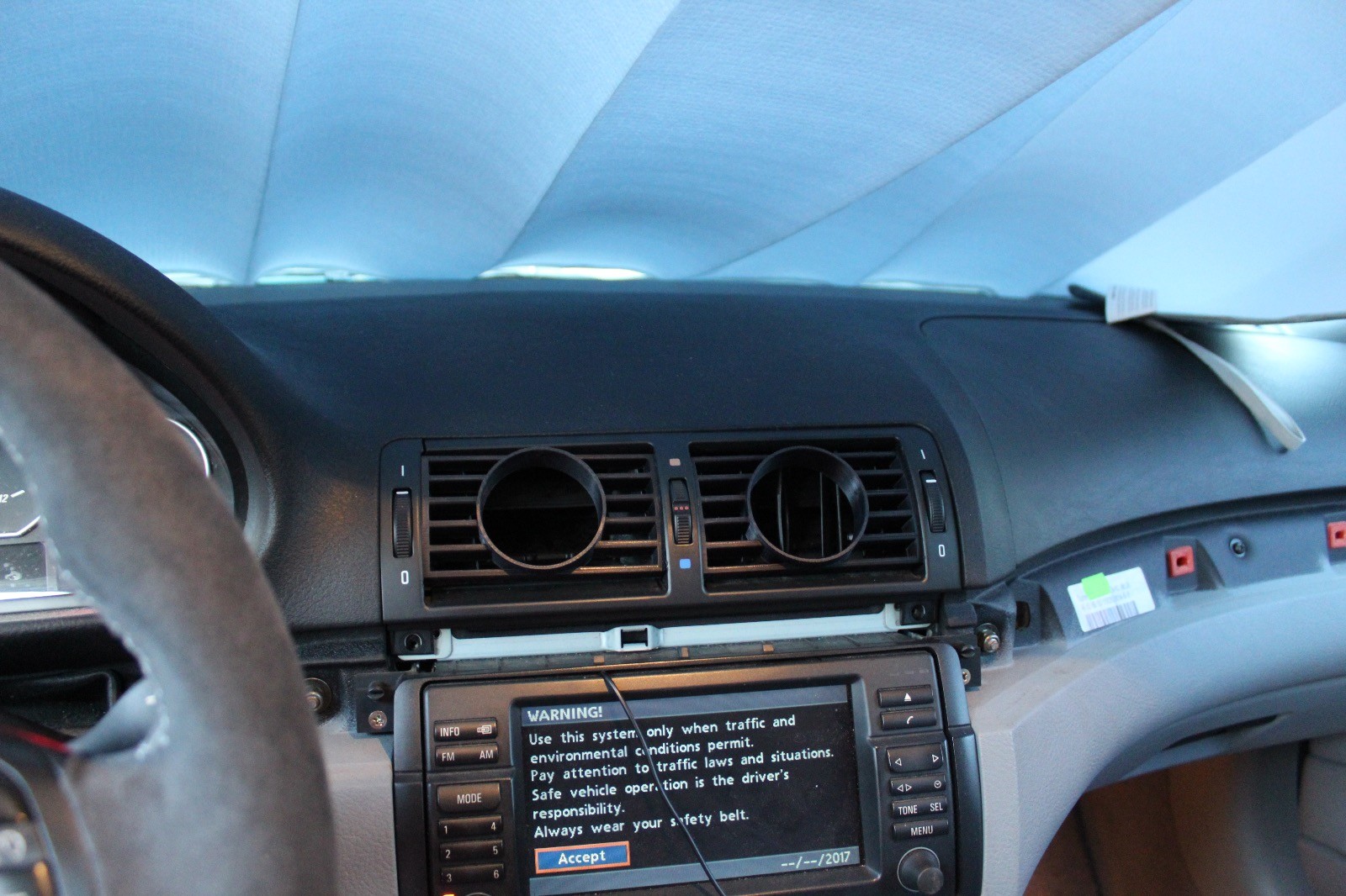 BMW E46 52mm Gauge Pods Center Air Vents PAIR (2) eBay