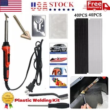 Plastic Welding Kit 100 Watts With Welder, Rods, Reinforcing Mesh Soldering Iron