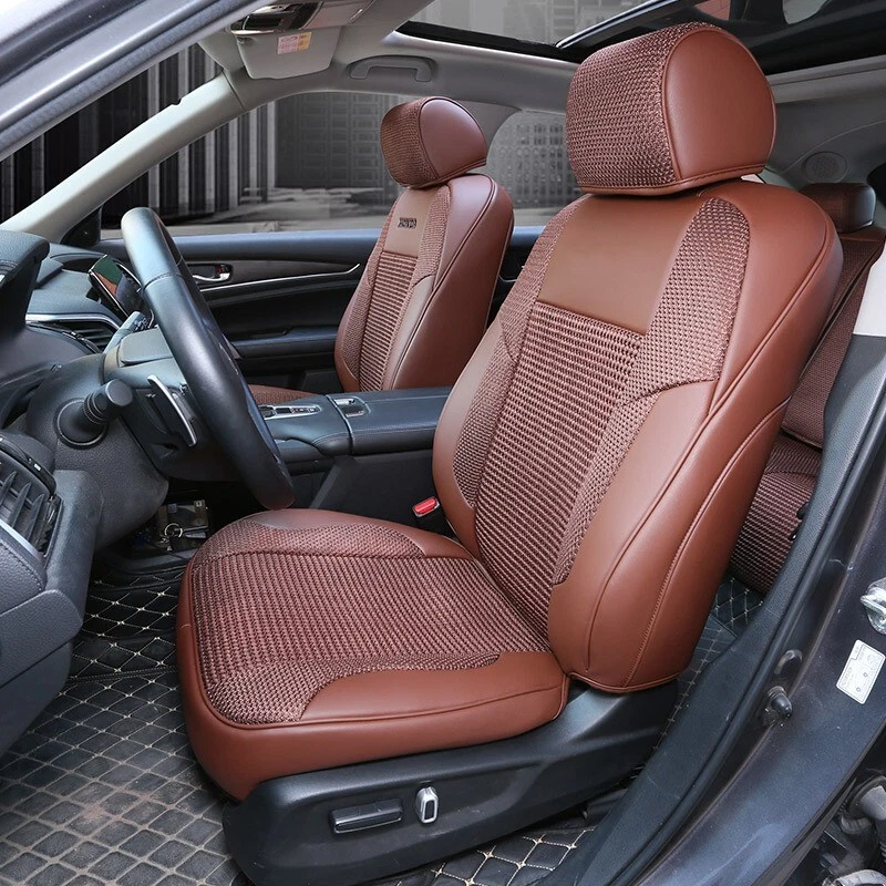 JUEGO COMPLETO DE FUNDAS DE ASIENTO DE AUTO PERSONALIZADAS PARA AUDI TT A1 A3 A4 MOTOPTES 2005-2024 SEDA HIELO Foto 2 de 4