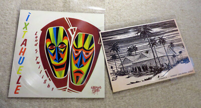 Flexi: IXTAHUELE: Land of Twilight & Komodo - BOTH Postcard flexi-discs.