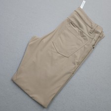 Lululemon Pants Mens 31x33 Beige Tan Classic Fit ABC Warpstreme Performance Golf