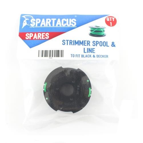 Spartacus SP431 Strimmer Trimmer Spool & Line Fits Black & Decker 54V STC5433PC