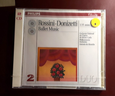ROSSINI, DONIZETTI, DE ALMEIDA- BALLET MUSIC* 2 CD BRAND NEW  SEALED SIGILLATO