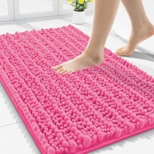 Bathroom Rugs Mat 30x20, Extra Soft Absorbent Chenille Bath Rugs, Non Slip