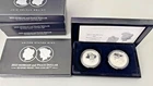 2023 Morgan and Peace Dollar Reverse Proof Two-Coin Set - Box & COA