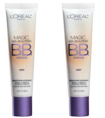 Loreal Magic Skin Beautifier BB Cream 816 DEEP PACK OF 2 -FREE SHIPPING