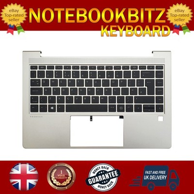HP ProBook 440 14 G10 (717Q6AV) - 86Q35PA Silver Palmrest UK Backlit Keyboard