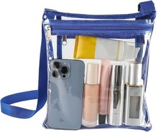 Clear Bag For Stadium Events Clear Bags For Women Messenger Bags Clear Bag Blue