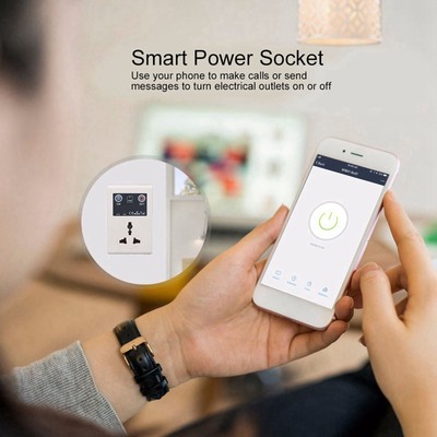 10A Smart Outlet Plug Wireless Power Socket Mobile GSM Phone Remote Control S KU