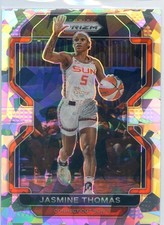 2022 Panini Prizm WNBA JASMINE THOMAS #27 SILVER ICE PRIZM SUN