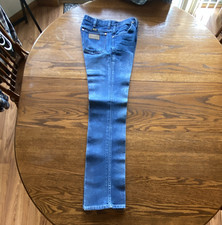 Wrangler Men s Straight Blue Denim Jeans Medi...