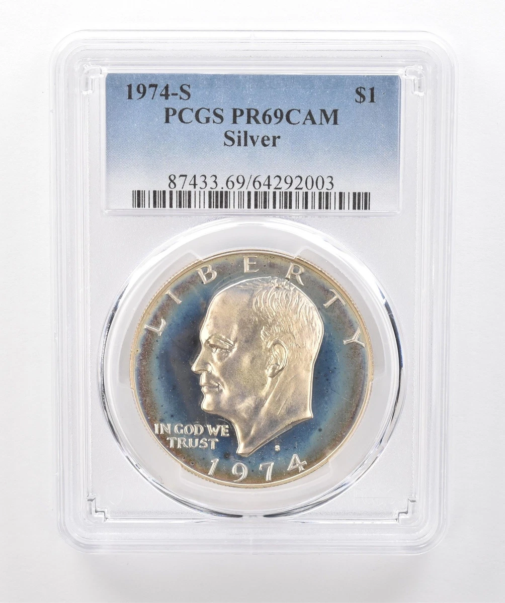 PR 69 Graded 1974 Eisenhower Dollars (1971-1978) for sale | eBay