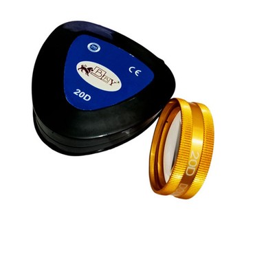 20D doppelte asphärische Dioptrien-Linse goldene Farbe für Augenheilkunde kos...