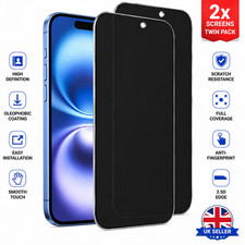 Privacy Tempered Glass Screen Protector For iPhone 17 Pro Max 16 15 14 13 12 11