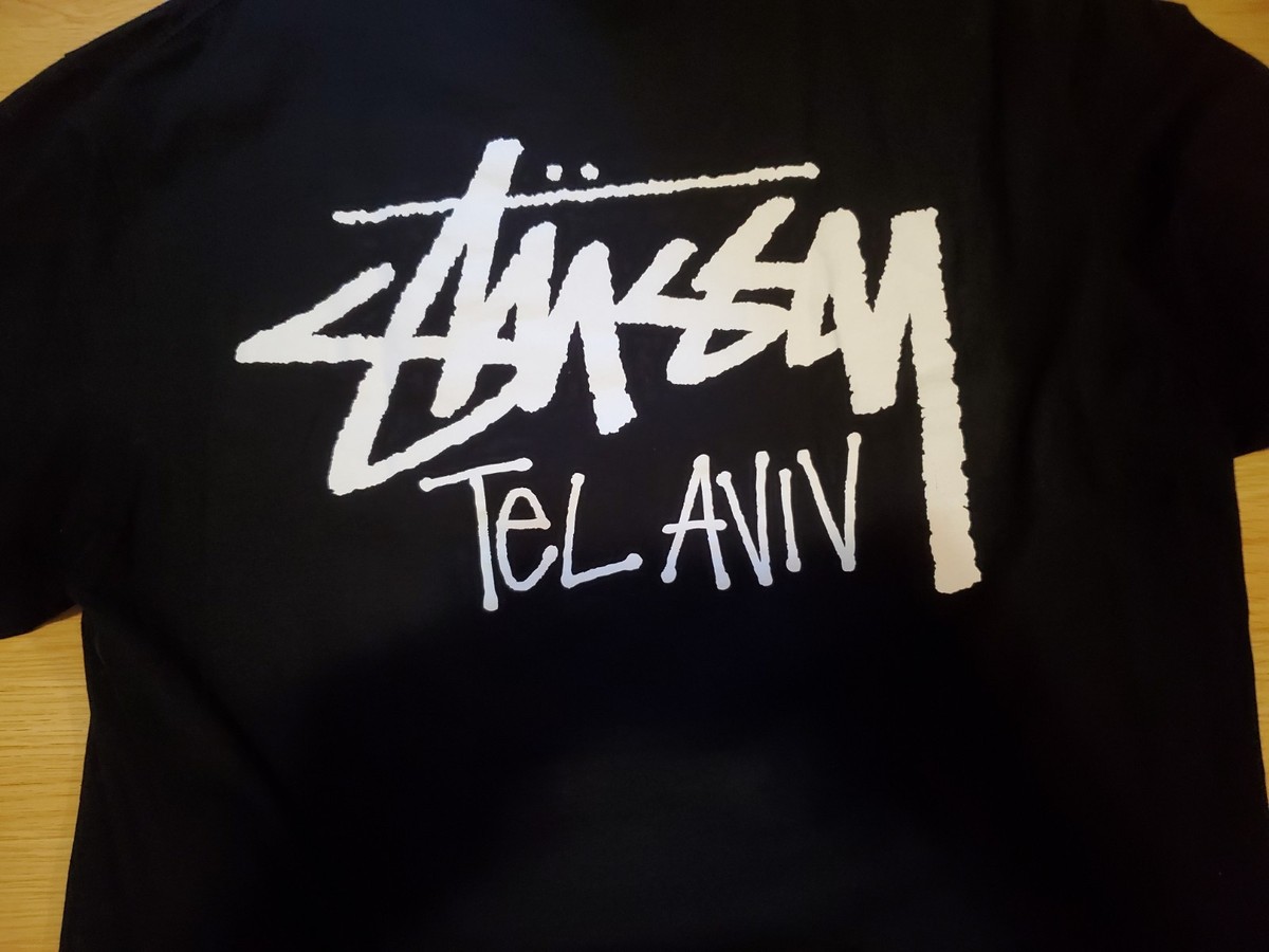 Stussy - Tel Aviv Chapter T-Shirt (Men's Large L/Black) RARE HOT