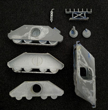 Figurine plastique WARHAMMER - lot d'environ 100 pièces, brisées - A46