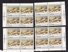 Canada 1972 Artist Cornelius Krieghoff, MNH PB set, sc#610/610i