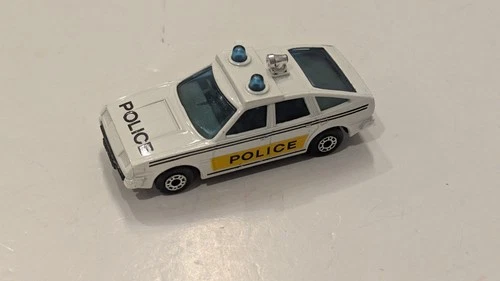 Vintage Diecast Matchbox No 8 Rover 3500 Police Car Great Condition